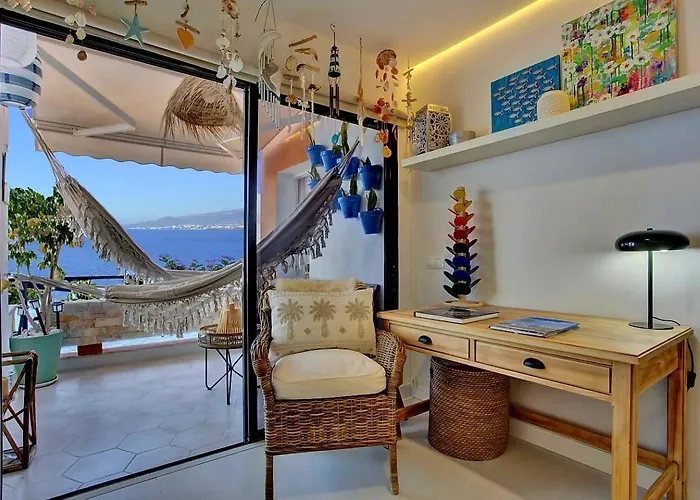 Апартаменты Luxury With Direct Access To The Sea, Two Pools , One Of Them Saltwater, Panoramic Views Of The Sea And Hidden Coves Табайба